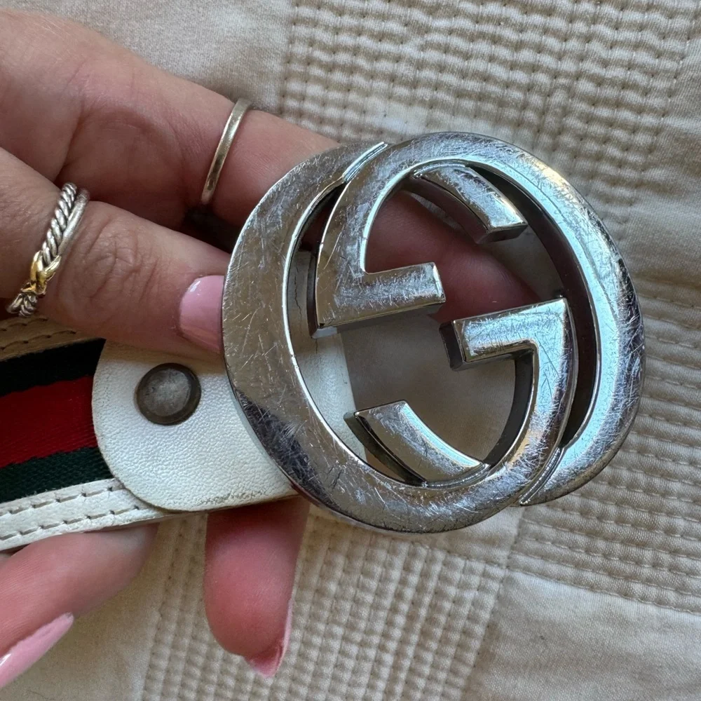 Gucci belt with the Interlocking G buckle - Picture 2 of 6
